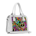 White Travel Hobo Bag Siick Pattern