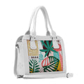 White Travel Hobo Bag Summer Abstract