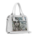 White Travel Hobo Bag Vision