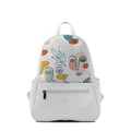 White Vivid Backpack Faces