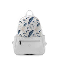 White Vivid Backpack Feathers