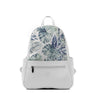 White Vivid Backpack Watercolor Tropical