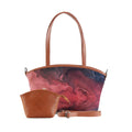 Wide Tote Bag Deer Moon Abstract