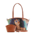 Wide Tote Bag Flamingo Queen