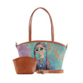 Wide Tote Bag Lilac locks