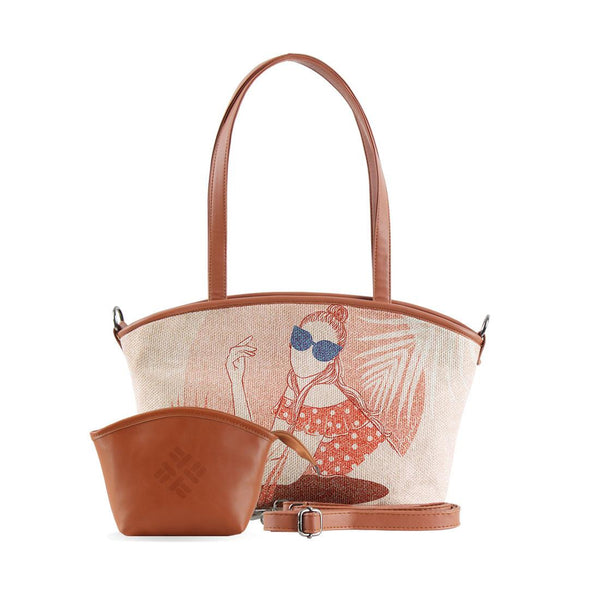 Wide Tote Bag Polka - CANVAEGYPT