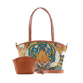 Wide Tote Bag tiger in the Mountain