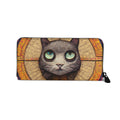 Women's Wallet Mandala Cat