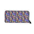 Women's Wallet Purple Floral