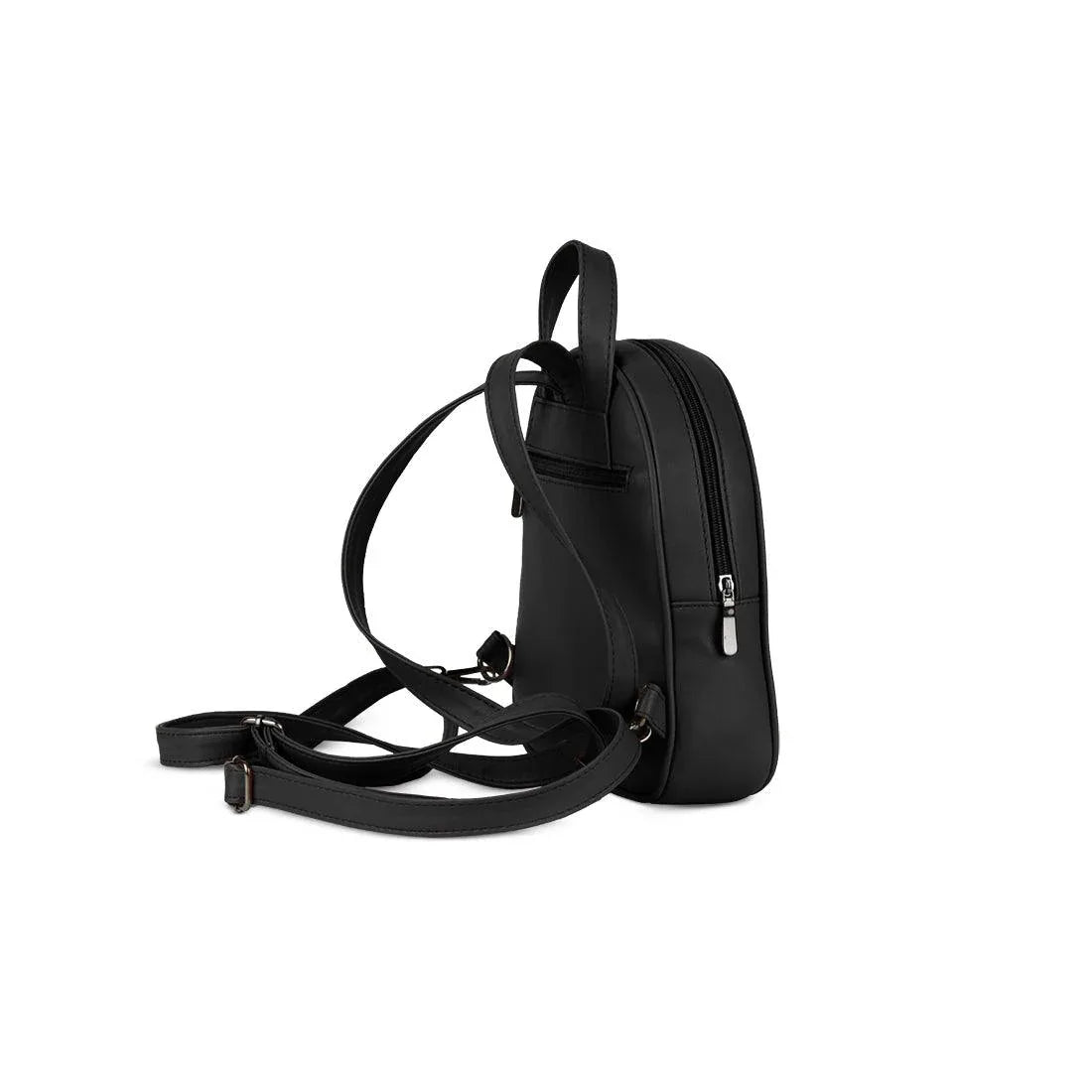 Black O Mini Backpacks Blue circle - CANVAEGYPT