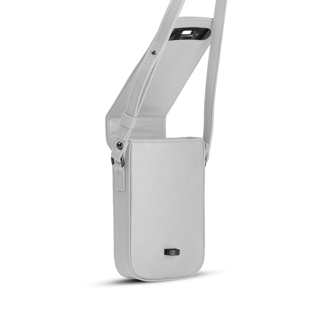 White Tagged Crossbag Sectioned - CANVAEGYPT