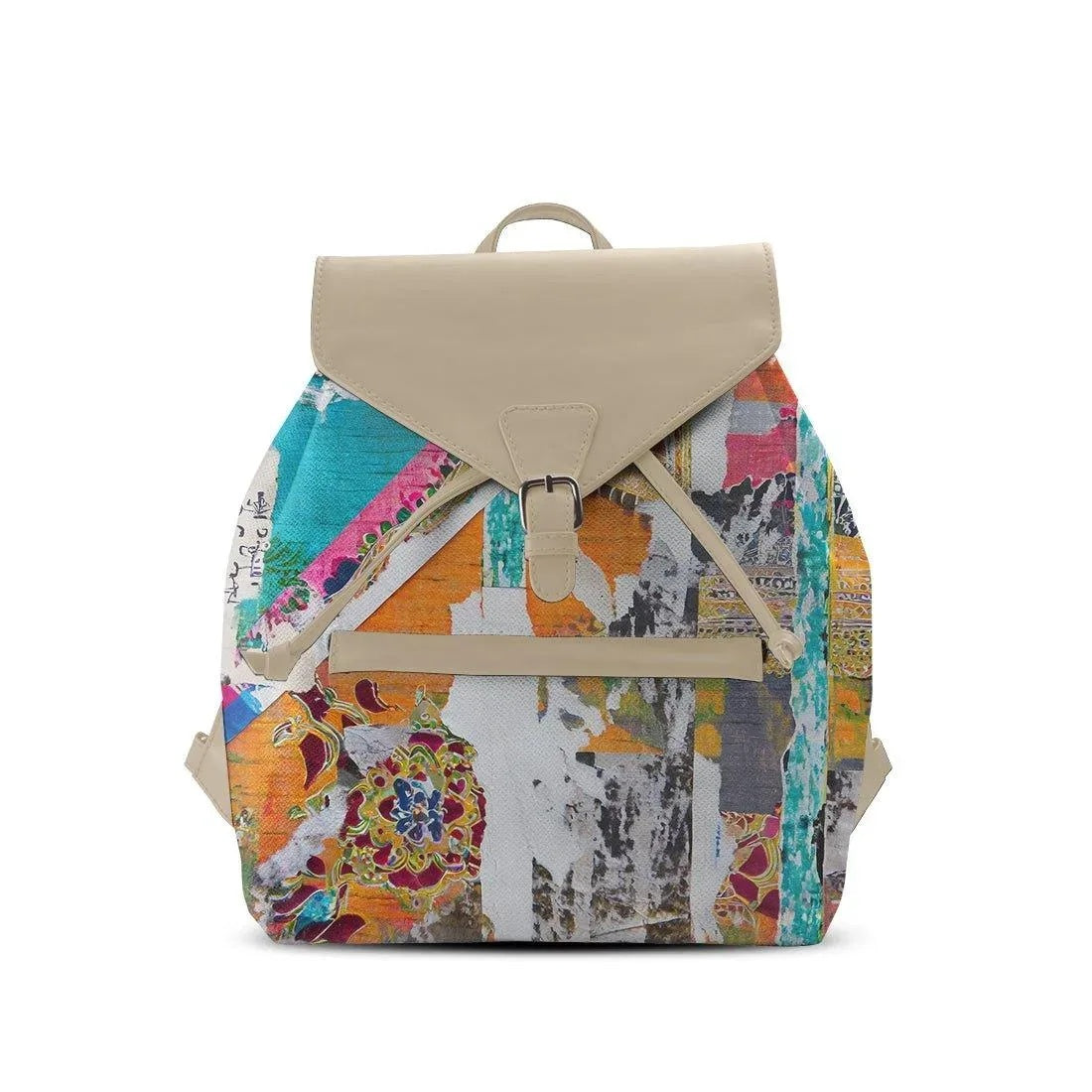 Beige Aurora Backpack Cracked - CANVAEGYPT