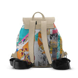 Beige Aurora Backpack Cracked - CANVAEGYPT