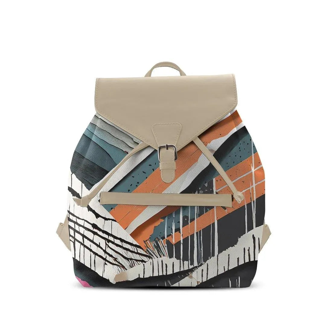 Beige Aurora Backpack Disrupted - CANVAEGYPT