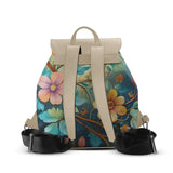 Beige Aurora Backpack Flower - CANVAEGYPT