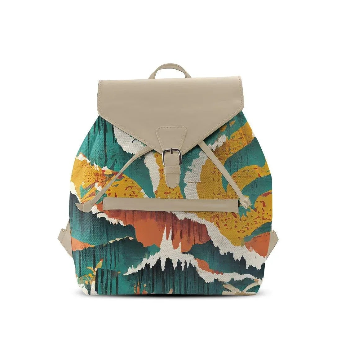Beige Aurora Backpack Texture - CANVAEGYPT