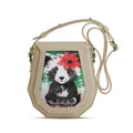 Beige Polygon Crossbags Palestine sad