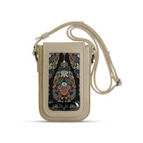 Beige Tagged Crossbag Agy - CANVAEGYPT