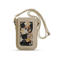 Beige Tagged Crossbag Circles