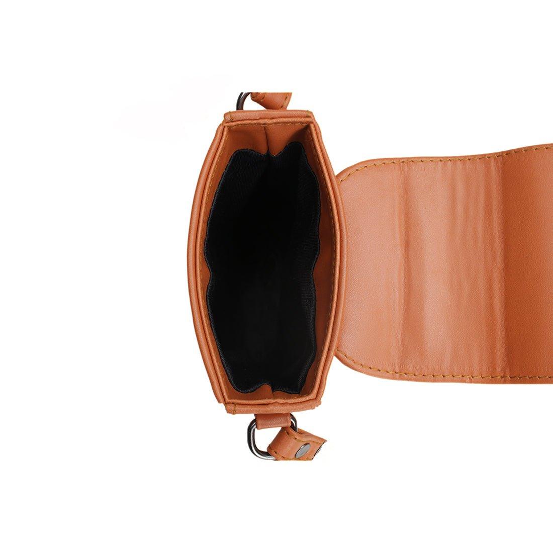 Beige Tagged Crossbag Circles - CANVAEGYPT
