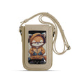 Beige Tagged Crossbag Fox