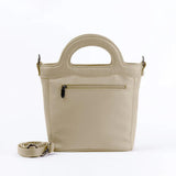 Beige Top Handle Handbag Sea Herbs - CANVAEGYPT