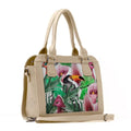 Beige Travel Hobo Bag Bird