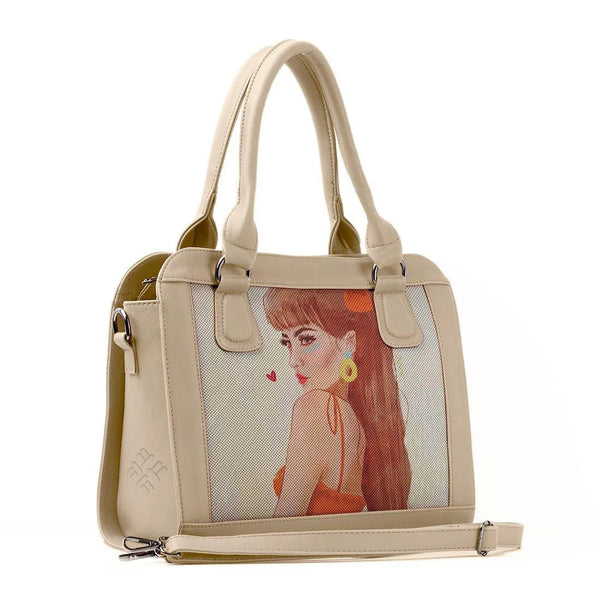 Beige Travel Hobo Bag Brunette Beauty - CANVAEGYPT