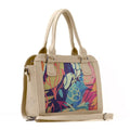 Beige Travel Hobo Bag Sea Herbs
