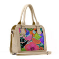 Beige Travel Hobo Bag Summer Pattern