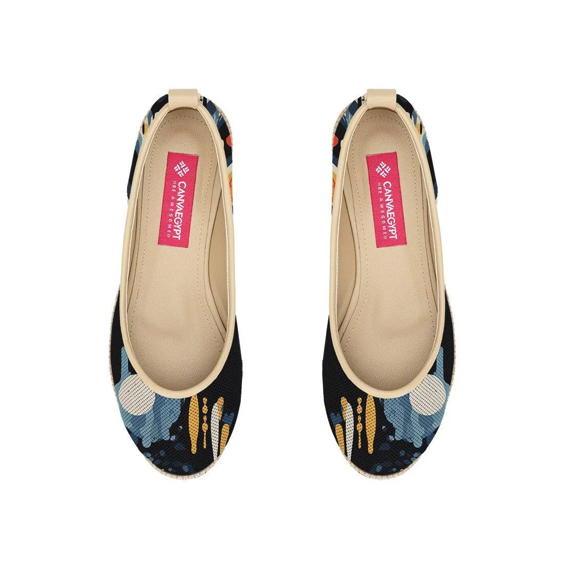Beige Voyage Round Toe Artistry - CANVAEGYPT