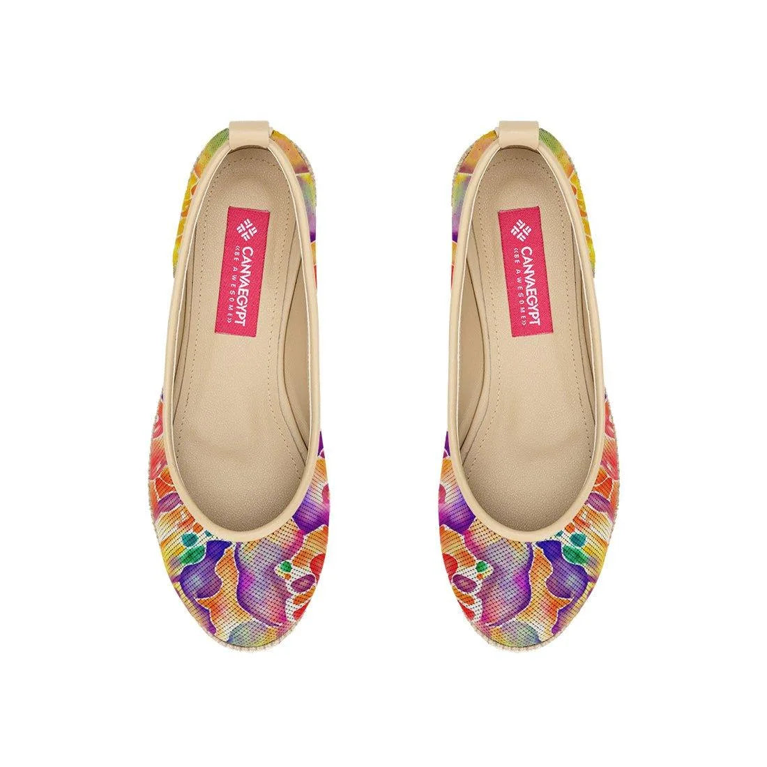 Beige Voyage Round Toe Bright - CANVAEGYPT