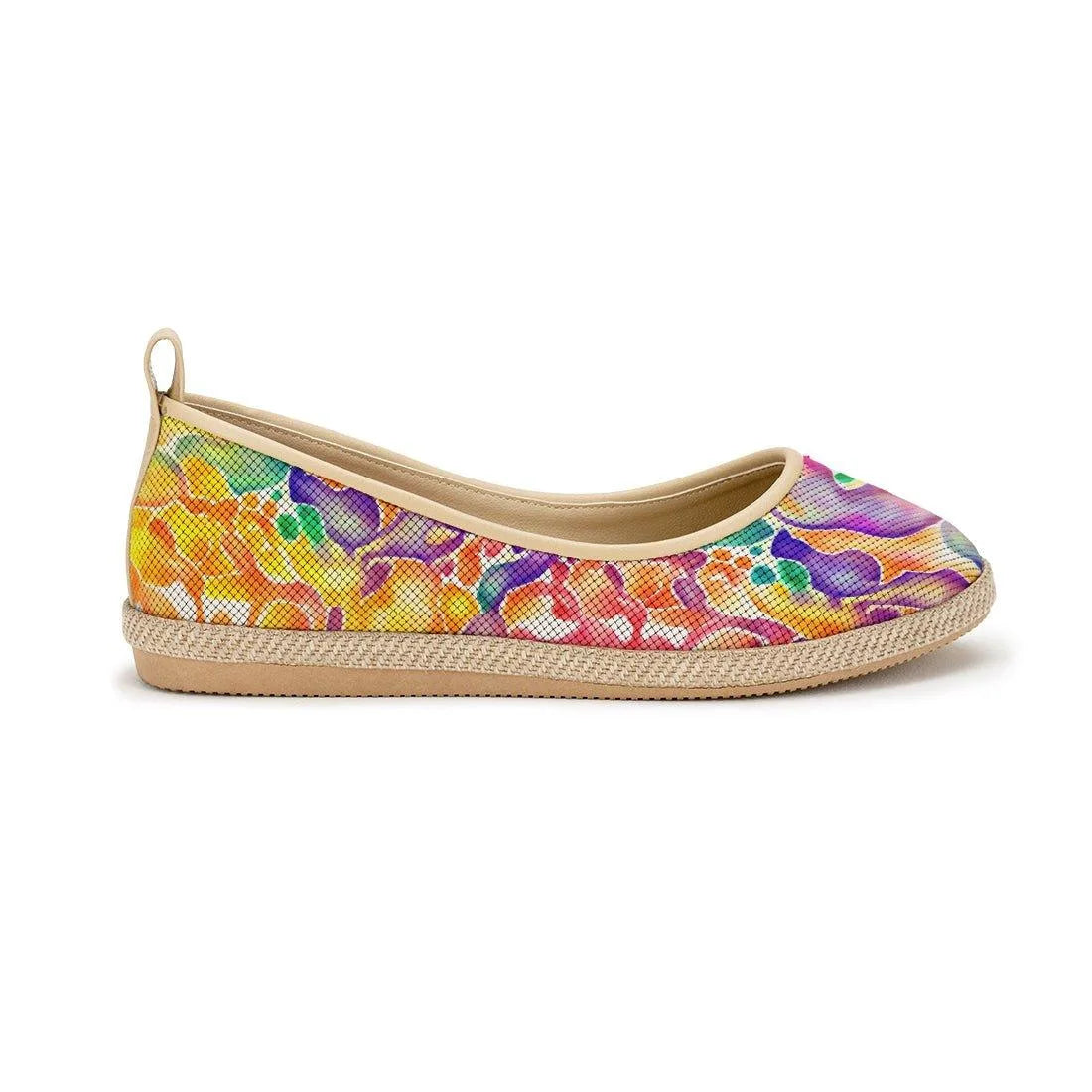Beige Voyage Round Toe Bright - CANVAEGYPT