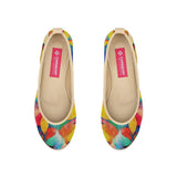 Beige Voyage Round Toe Bright Leaf - CANVAEGYPT