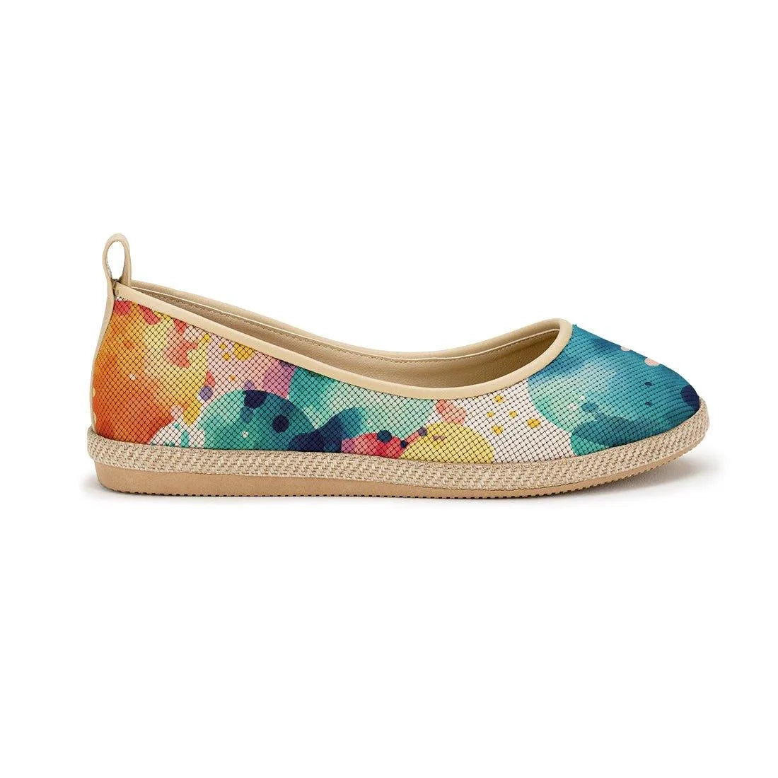 Beige Voyage Round Toe Circles - CANVAEGYPT