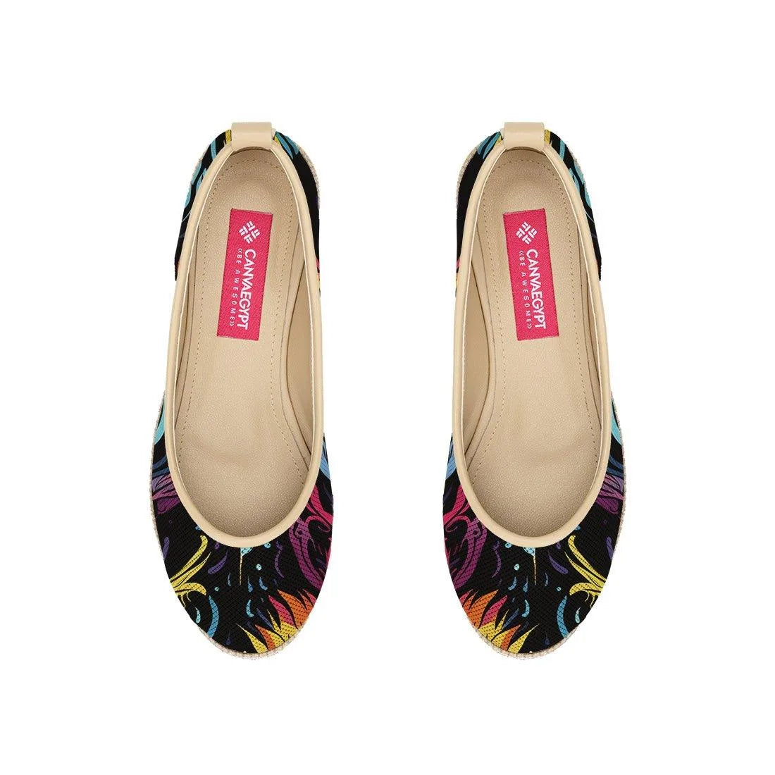 Beige Voyage Round Toe Dazzling - CANVAEGYPT