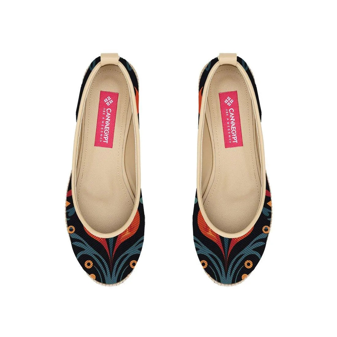 Beige Voyage Round Toe Fiery - CANVAEGYPT