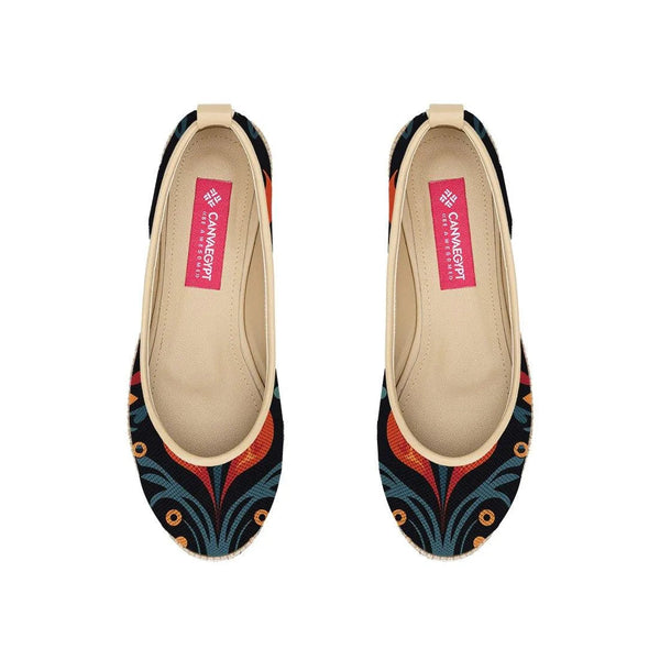 Beige Voyage Round Toe Fiery - CANVAEGYPT