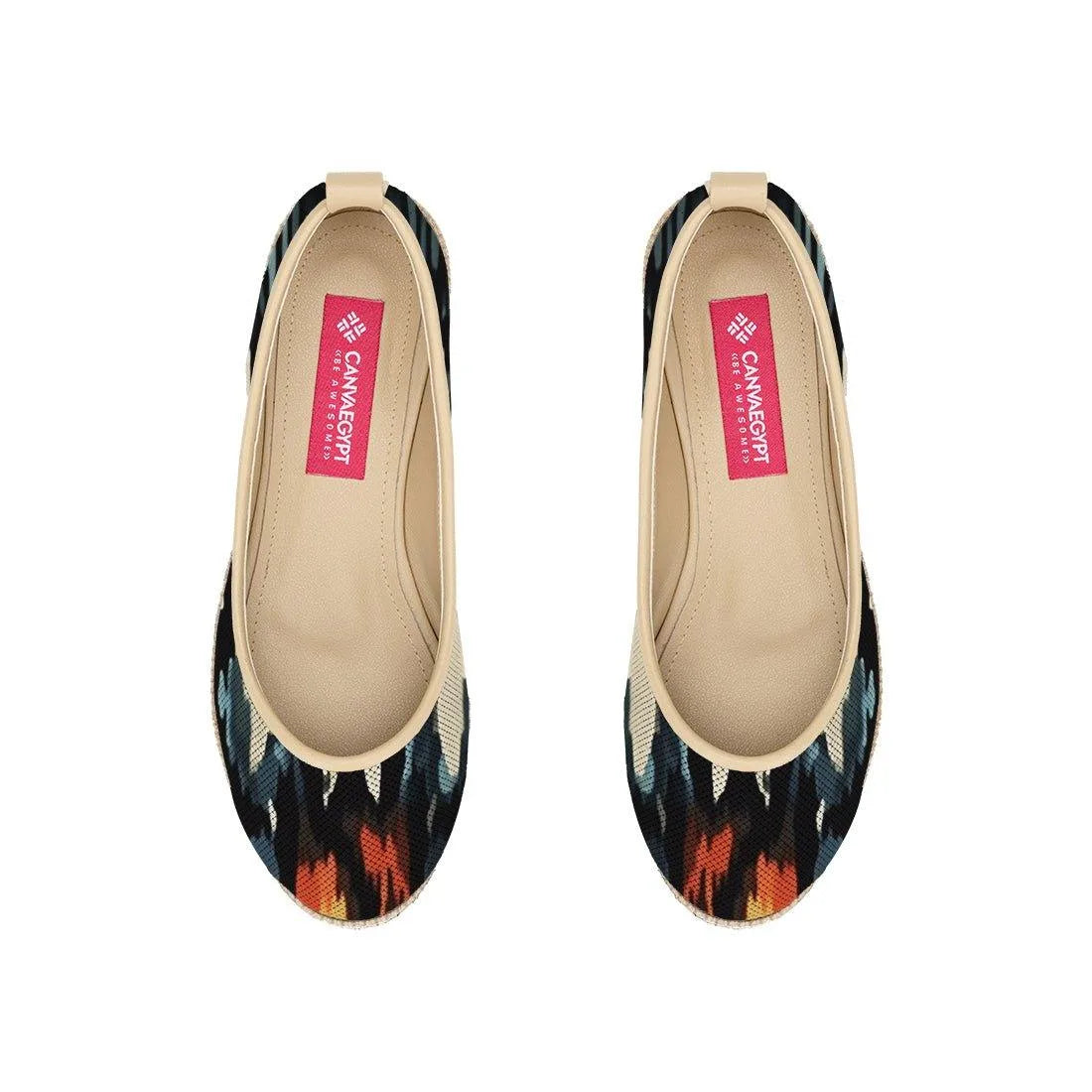 Beige Voyage Round Toe Flamy - CANVAEGYPT