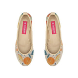 Beige Voyage Round Toe Fruits - CANVAEGYPT
