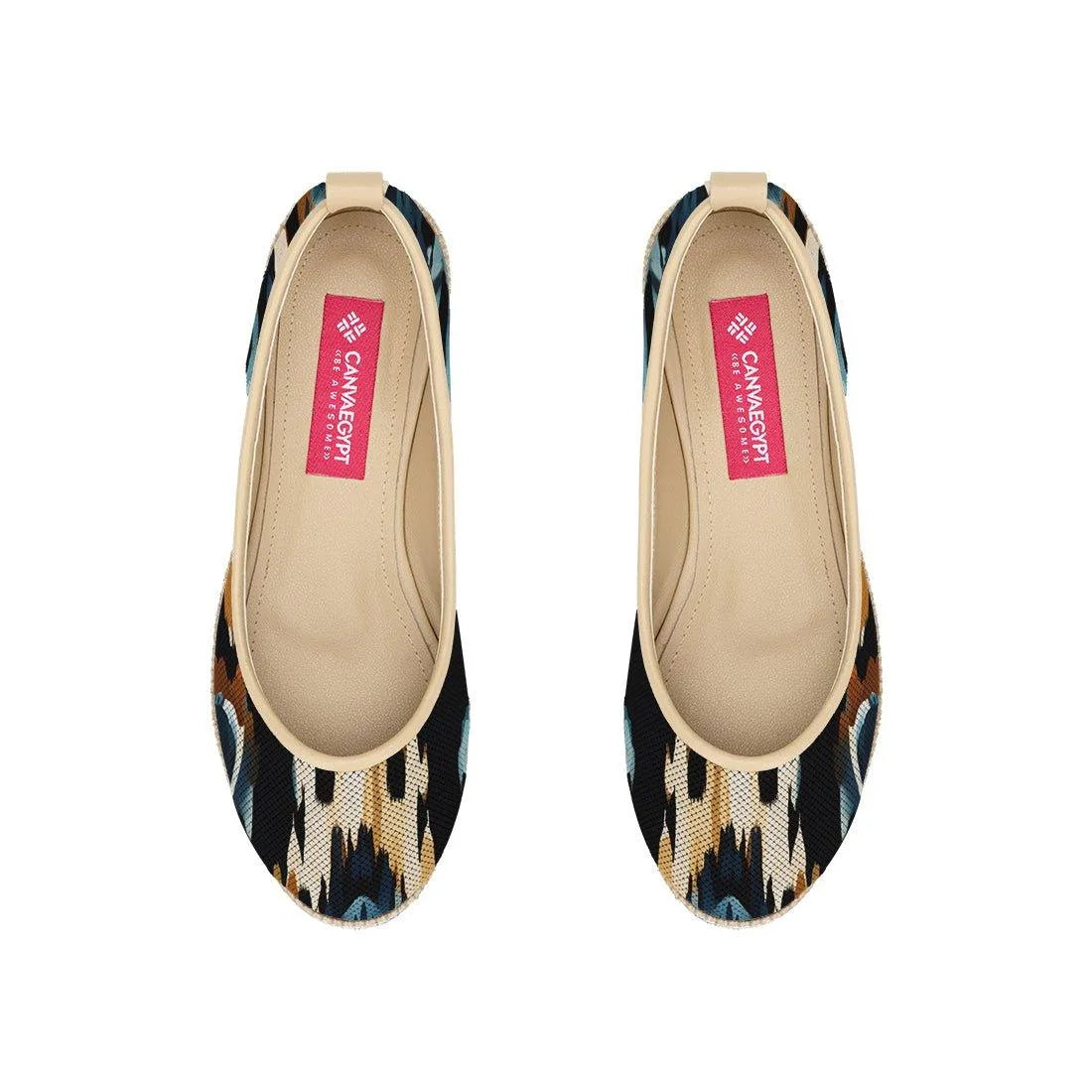 Beige Voyage Round Toe Hazy - CANVAEGYPT