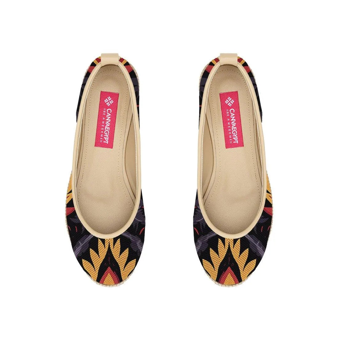 Beige Voyage Round Toe Infernal - CANVAEGYPT