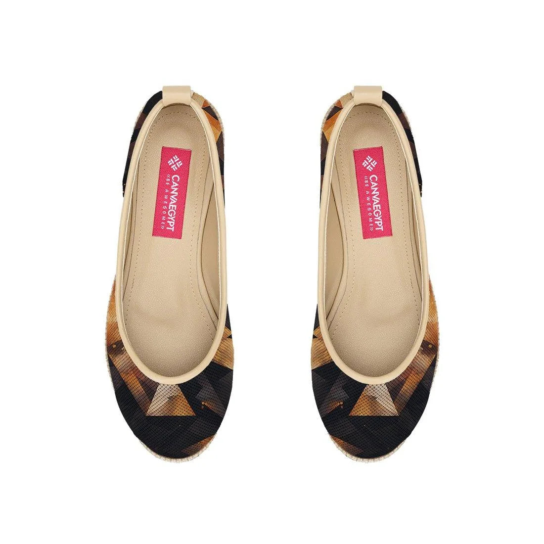 Beige Voyage Round Toe Lava - CANVAEGYPT