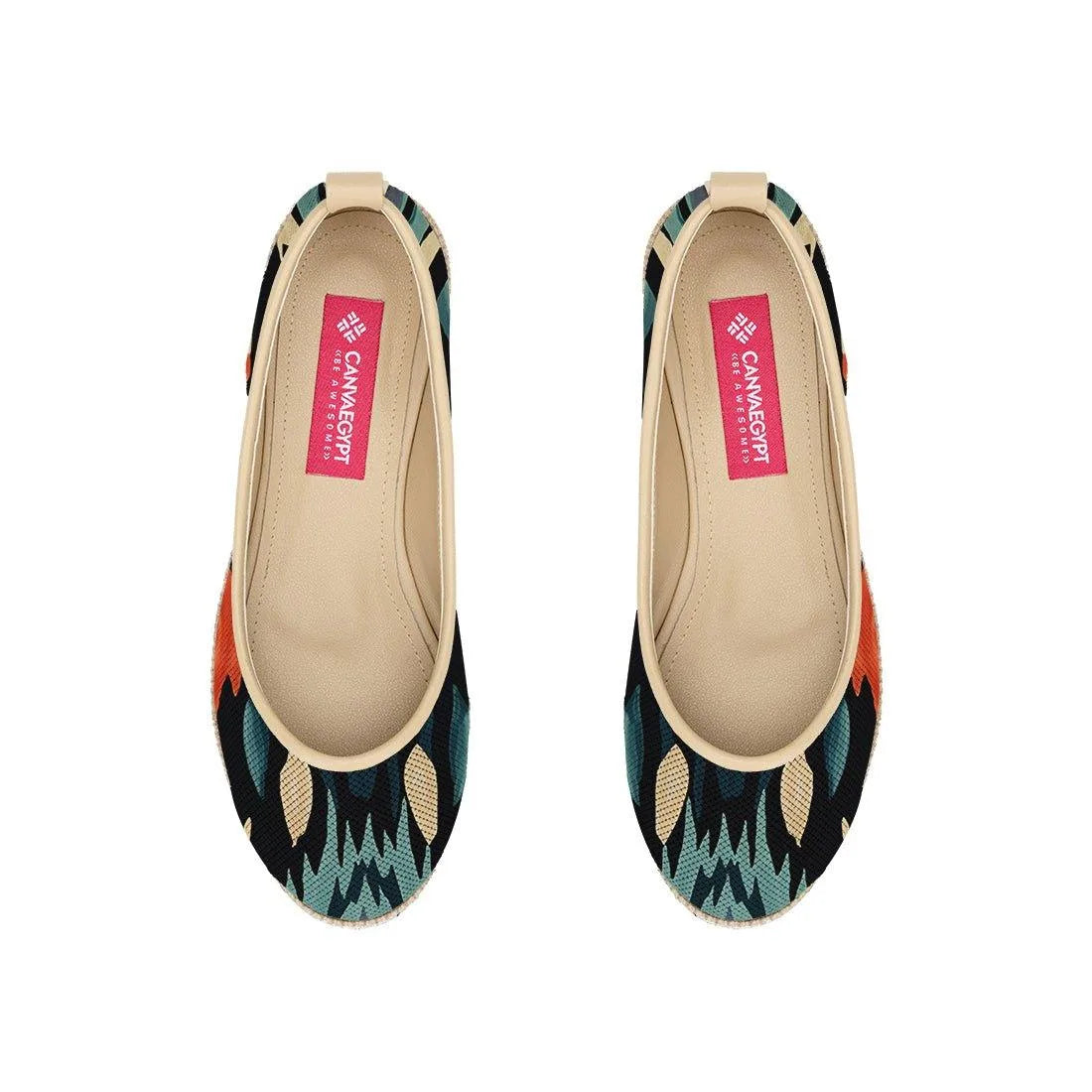 Beige Voyage Round Toe Light Form - CANVAEGYPT