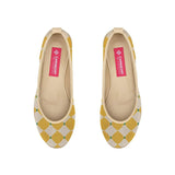 Beige Voyage Round Toe Polygons - CANVAEGYPT
