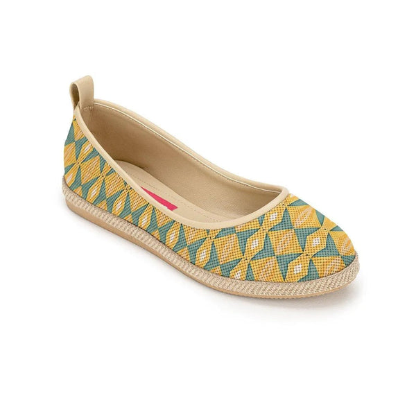 Beige Voyage Round Toe Quadrilateral - CANVAEGYPT