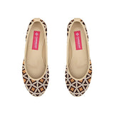 Beige Voyage Round Toe Rectangles - CANVAEGYPT