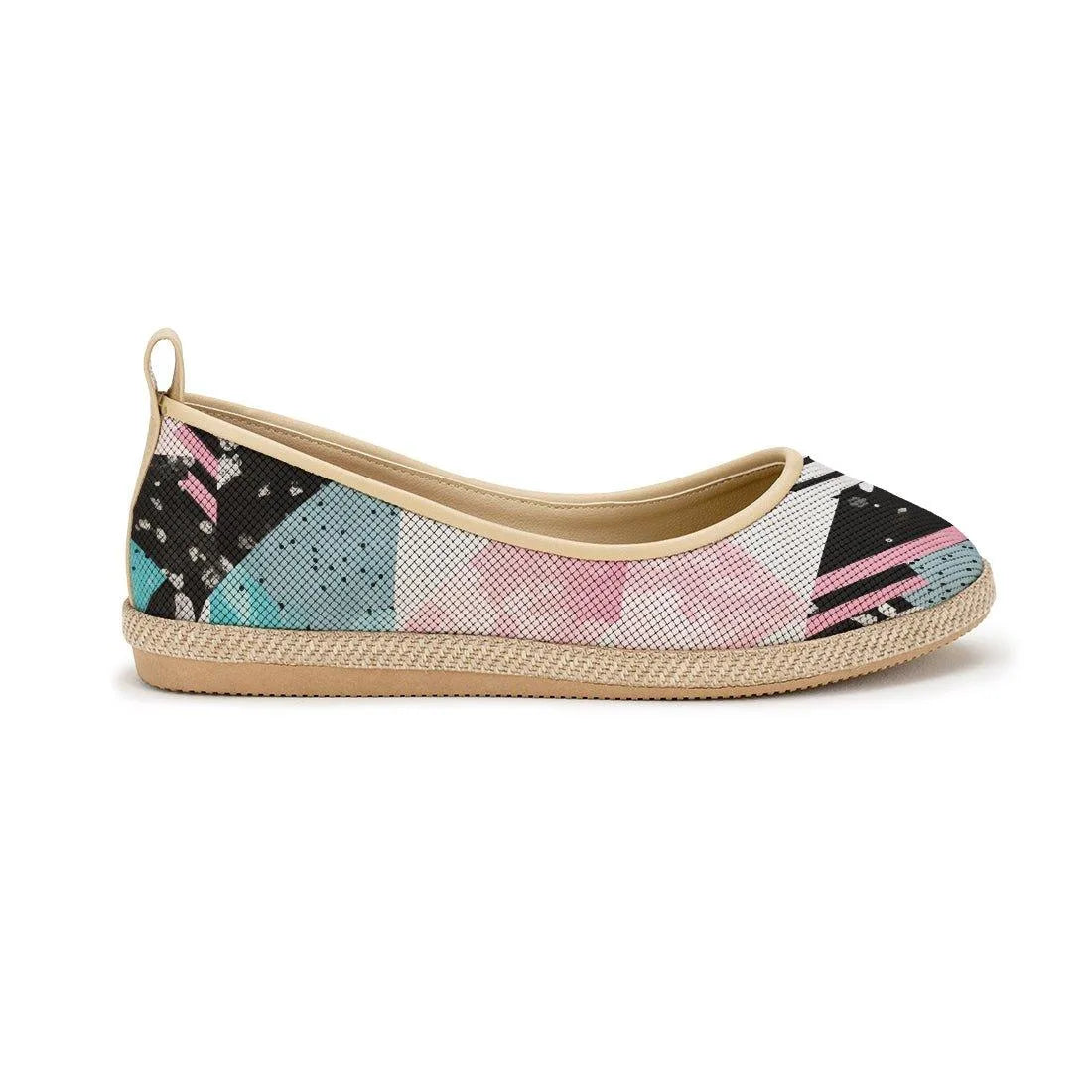 Beige Voyage Round Toe Sectioned - CANVAEGYPT