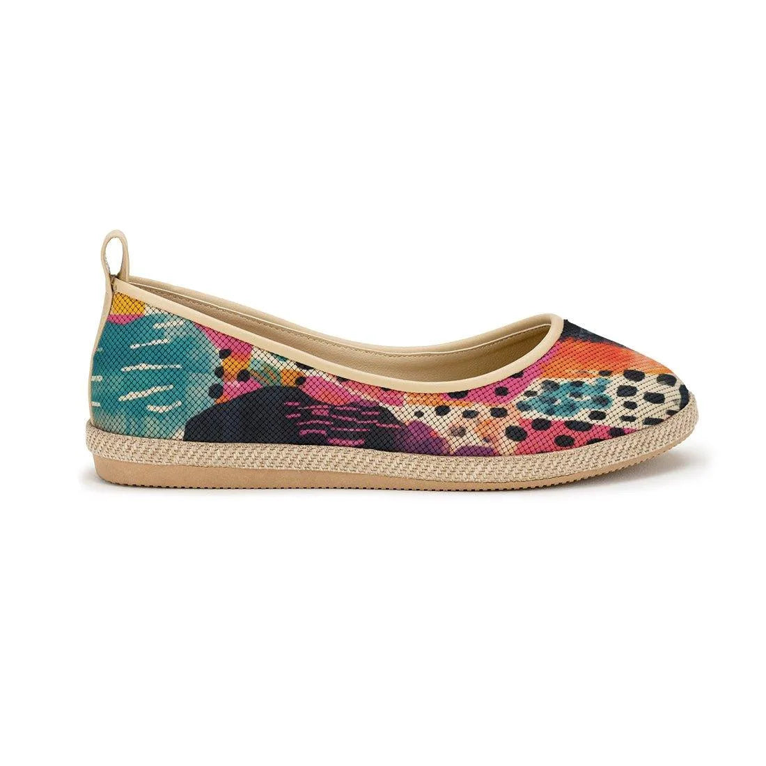Beige Voyage Round Toe Splash - CANVAEGYPT