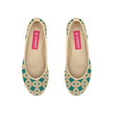 Beige Voyage Round Toe Stars - CANVAEGYPT